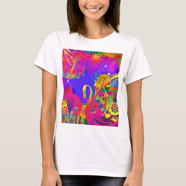 Magical Summer Garden T-Shirt (Front)