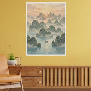 Magical Sunrise in Raja Ampat, Indonesia Poster