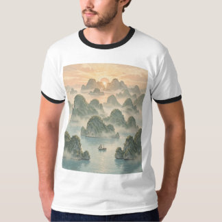 Magical Sunrise in Raja Ampat Vintage Style T-Shirt