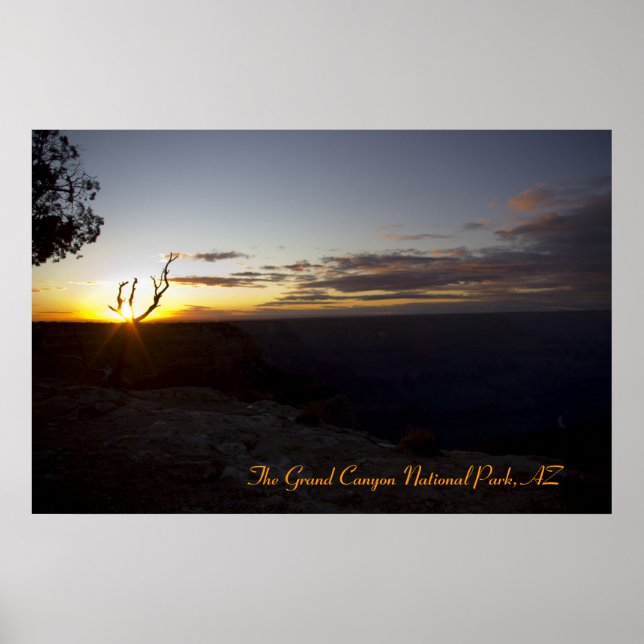 Magical Sunset- Grand Canyon Poster (Front)