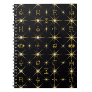 Magical Symbols Pattern Notebook