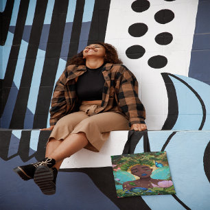 Magical Tale of an African American Black Fairy Tote Bag