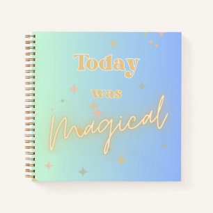 Magical Theme Park Autograph Scrapbook Notebook