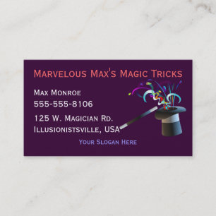 Magical Top Hat Business Cards