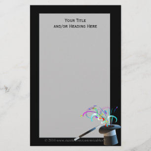 Magical Top Hat Stationery