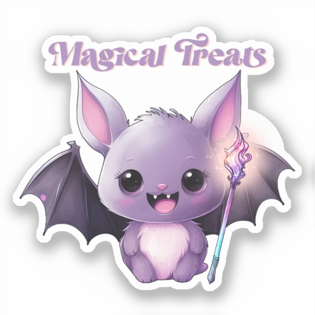 Magical Treats with Cute Bats (Front)