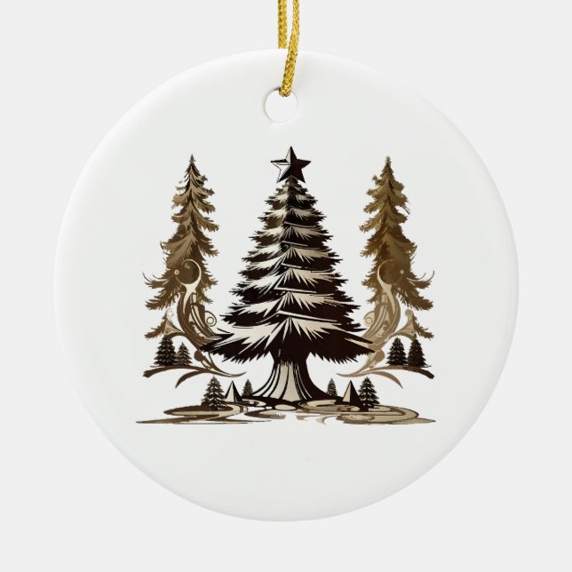 Magical Tree Ceramic Tree Decoration (Front)