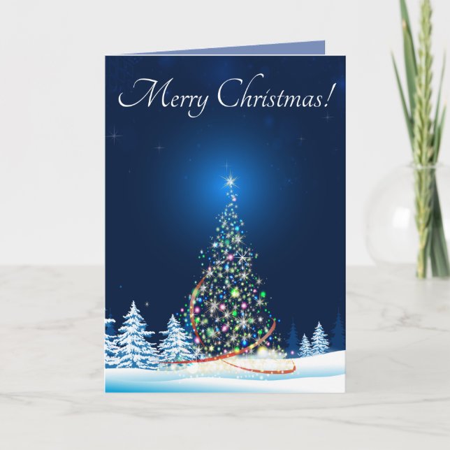 Magical Tree Christmas Card (Front)