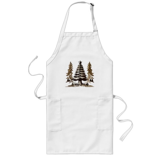Magical Tree Long Apron (Front)
