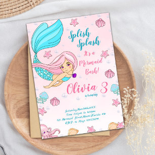 Magical Under the Sea Party Invite
