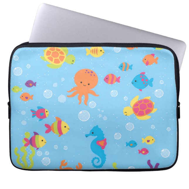 Magical Underwater Turtle and Fish Electronic Bag (Front)