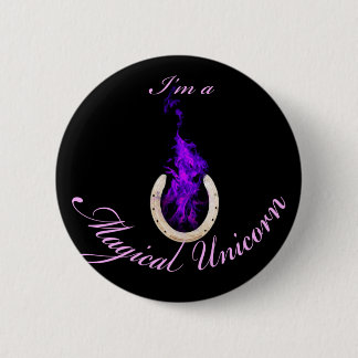 Magical Unicorn 01 6 Cm Round Badge