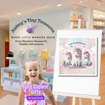 Magical Unicorn Baby Shower Paper Napkins