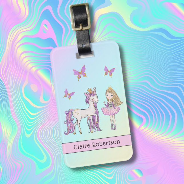 Magical Unicorn Backpack Luggage Tag (Creator Uploaded)