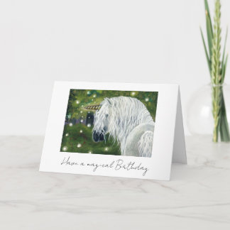 Magical Unicorn Birthday Card