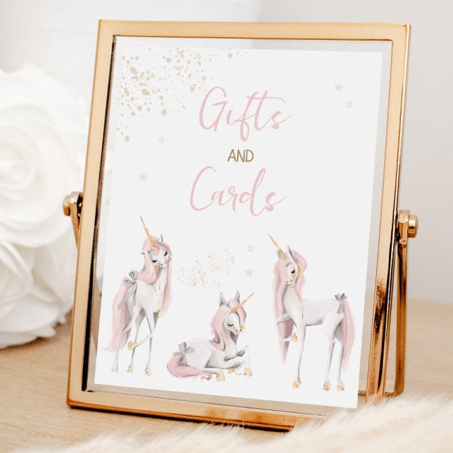 Magical Unicorn Birthday Gifts Sign  (Creator Uploaded)
