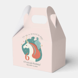 Magical Unicorn Birthday Party Favour Box