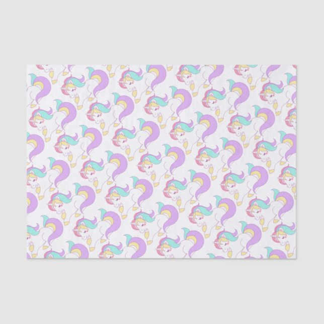 Magical Unicorn Birthday Tissue Paper (Front)