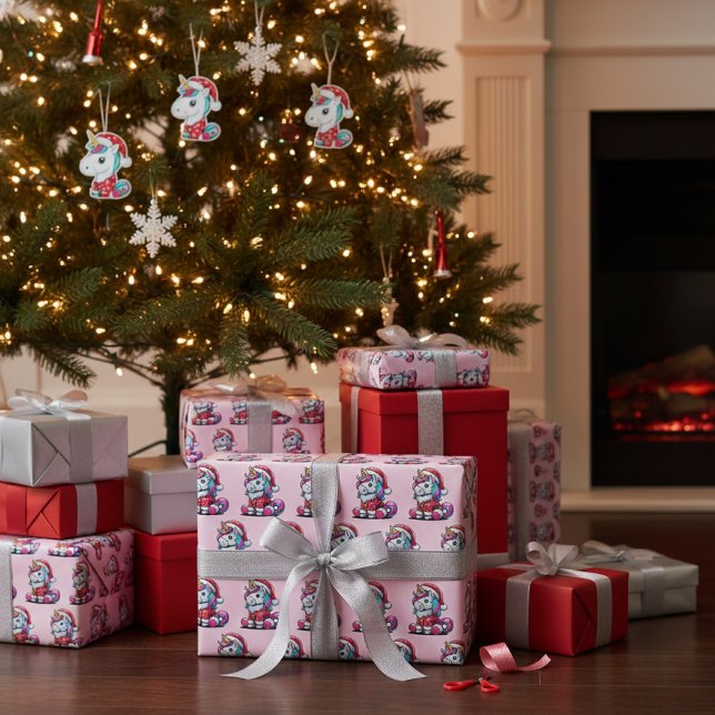 Magical Unicorn Christmas Wrapping Paper (Creator Uploaded)