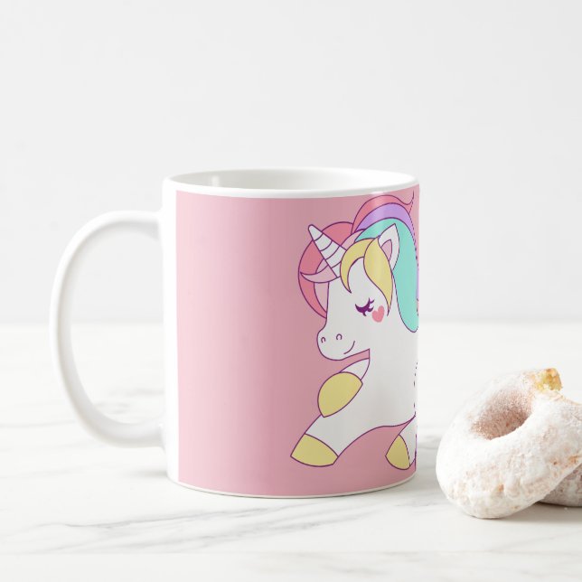 Magical Unicorn Coffee Mug (With Donut)