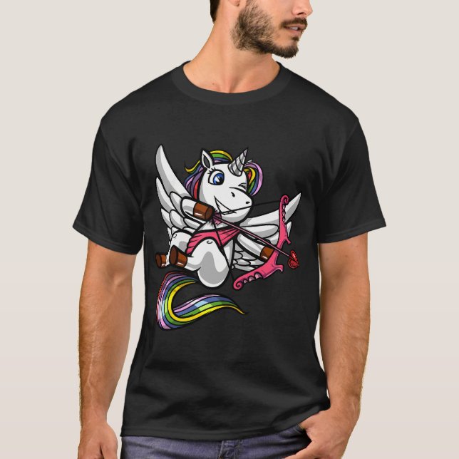Magical Unicorn Cupid T-Shirt (Front)