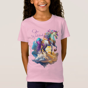 Magical Unicorn Fantasy clouds romance birthday  T-Shirt