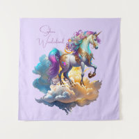 Magical Unicorn Fantasy clouds romance birthday