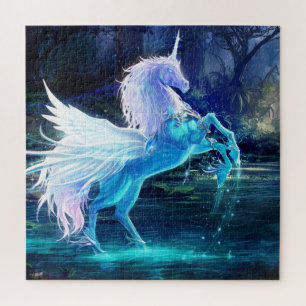 Magical Unicorn – Fantasy Pastel Creature Jigsaw Puzzle