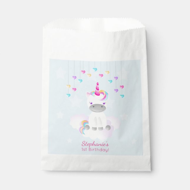Magical Unicorn Favour Bags (Front)