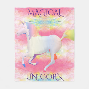 MAGICAL UNICORN  fleece blanket.