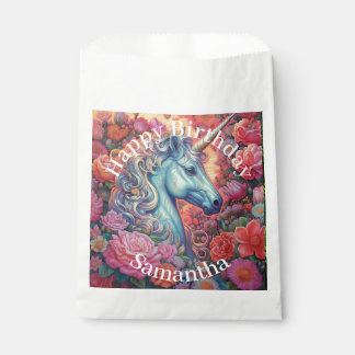 Magical Unicorn Happy Birthday Favour Bags