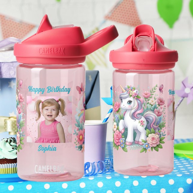 Magical Unicorn Kids School Water Bottle Gift (Creator Uploaded)