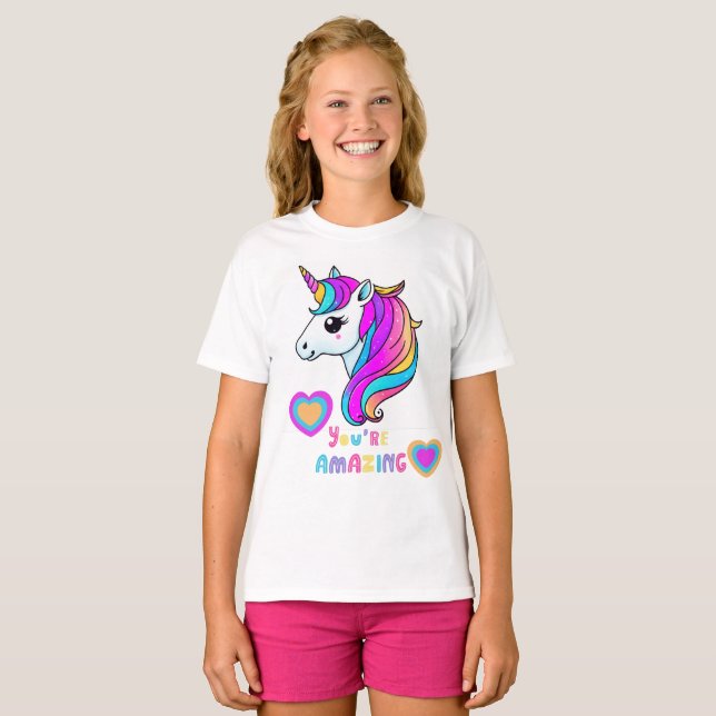 Magical Unicorn Kids T-Shirt (Front Full)