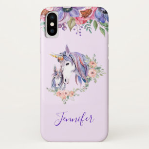 Magical Unicorn Mum & Baby Watercolor Case-Mate iPhone Case