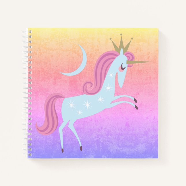 magical unicorn notebook (Front)