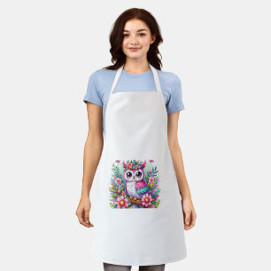 Magical Unicorn Owl Dream Apron