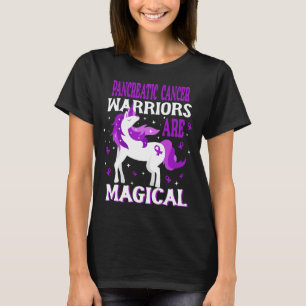 Magical Unicorn Pancreatic Cancer Warrior  T-Shirt