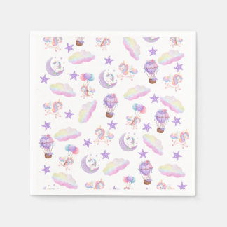 Magical Unicorn Party Box Napkin