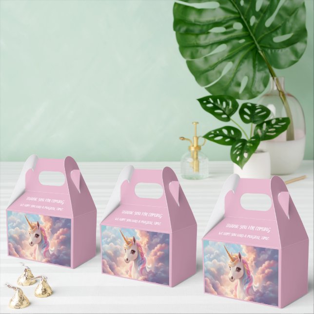 Magical Unicorn Party Favour Box (Multiple)