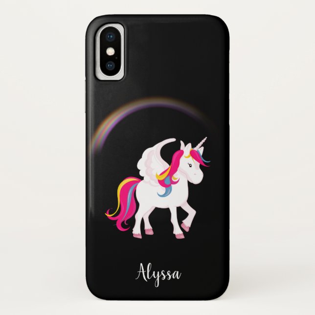 Magical Unicorn Personalised Case-Mate iPhone Case (Back)