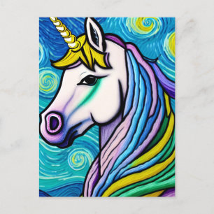 Magical Unicorn Postcard