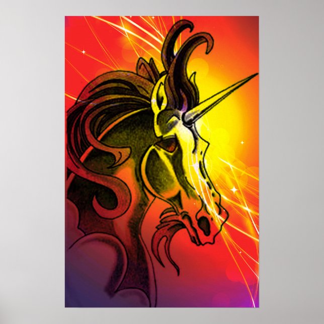 Magical Unicorn Poster (Front)