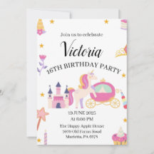 Magical Unicorn Princess Castle Birthday Party 