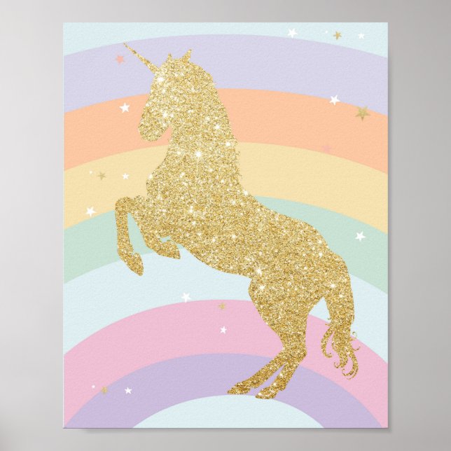 MAGICAL UNICORN RAINBOW POSTER (Front)