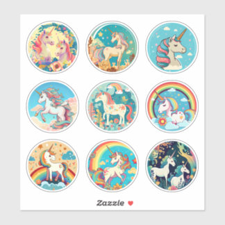Magical Unicorn Stickers