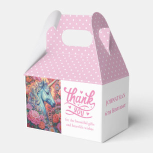 magical unicorn-themed celebration favour box