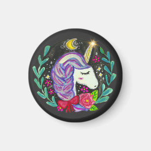 Magical Unicorn Vibes  Magnet