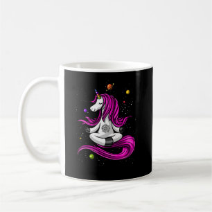 Magical Unicorn Yoga Zen Space Meditation Coffee Mug