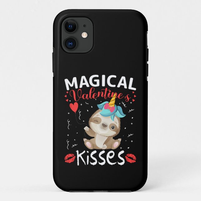 Magical Valentine's Kisses Case-Mate iPhone Case (Back)