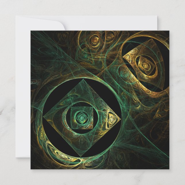 Magical Vibrations Abstract Art (Front)